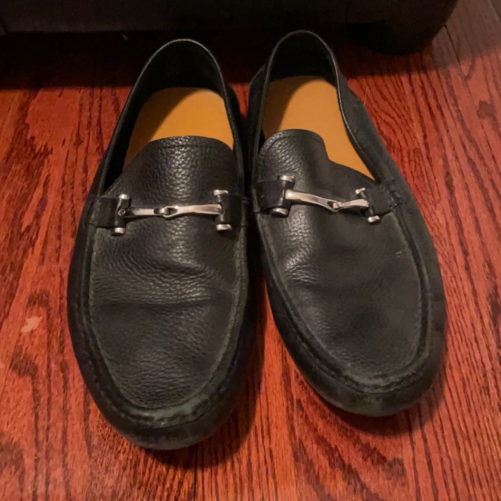 Gucci mens black loafer